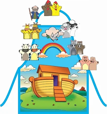 Avental Hora Do Conto - Arca De Noé