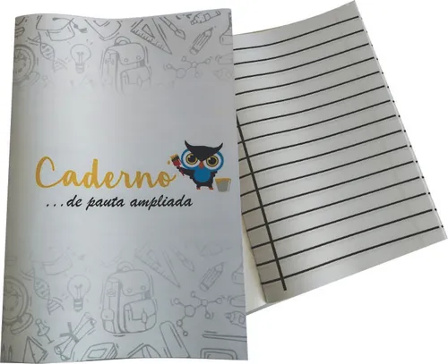 Caderno De Pauta Ampliada Brochura