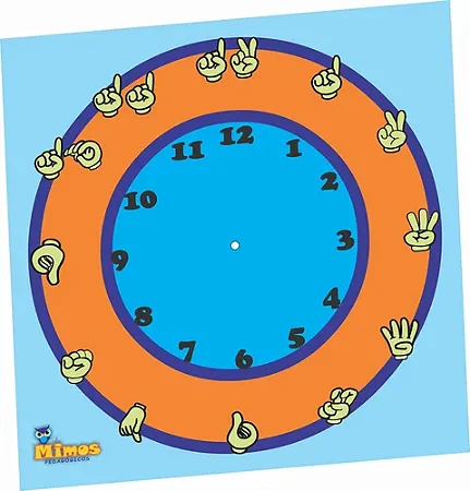 Relógio Educativo Em Libras