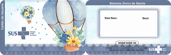CARTÃO DO SUS PERSONALIZADO