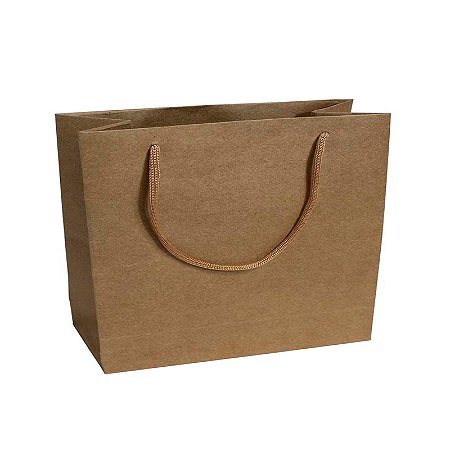 Sacolas de papel Kraft para Quentinhas  20x30x16 cm