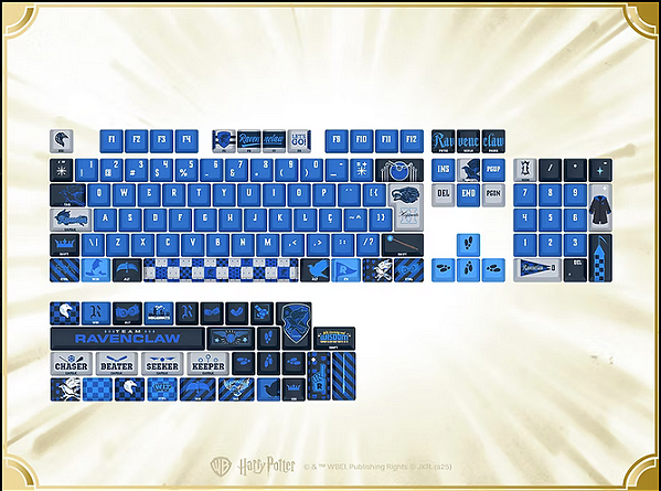 KIT DE KEYCAPS SPECIAL EDITION HARRY POTTER - RaVenClaw