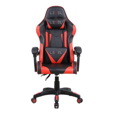 CADEIRA GAMER LV-C01DN - PRETO COM VERMELHO - Level