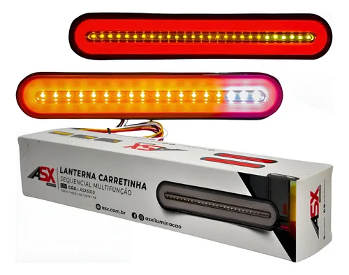 LANTERNA CARRETINHA SEQUENCIAL MULTIFUNÇÃO