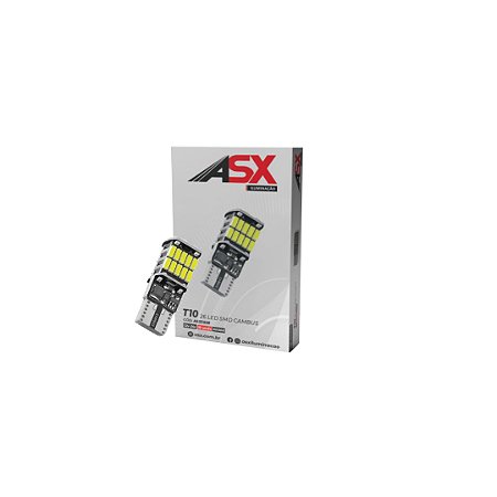 Lâmpada Led Pingo T10 W5w 26-smd Canbus Branco - Par