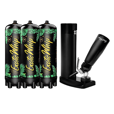 3 Cápsulas de Chantilly + 1 Máquina de Chantilly - Kit Advanced