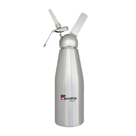 Garrafa Sifão para Chantilly Profissional Alumínio 1 Litro