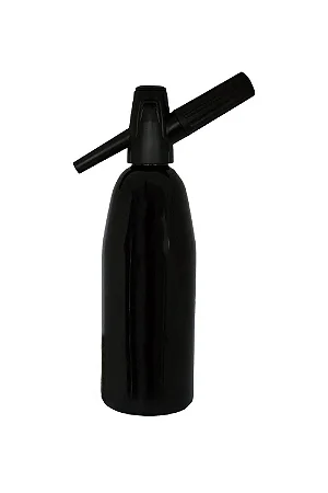 Garrafa Sifão Para Soda E Água Com Gás Alumínio Preta 1L Best Whip