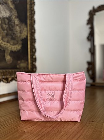 Bolsa Puffer - cor - Rosa