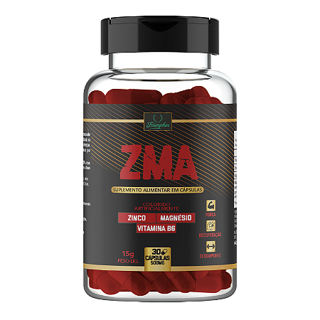 Zma 500mg Triunphus Zinco Magnesio Vitamina B6 - 30 Capsulas
