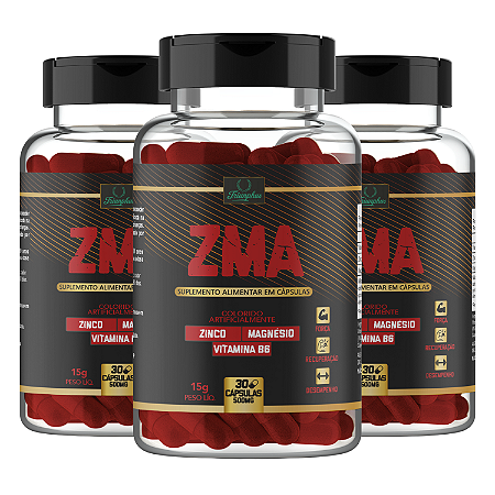 Zma 500mg Triunphus Zinco Magnesio Vitamina B6 - 90 capsulas
