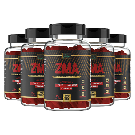Zma 500mg Triunphus Zinco Magnesio Vitamina B6 - 150 capsulas