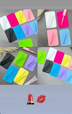 Suporte de Silicone Adesivo para Gloss e Batom Rhode com Alça para Capa de Celular