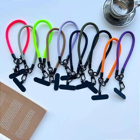 Cordão Corda Pulso Para Telefone Celular - Ajustável e Resistente