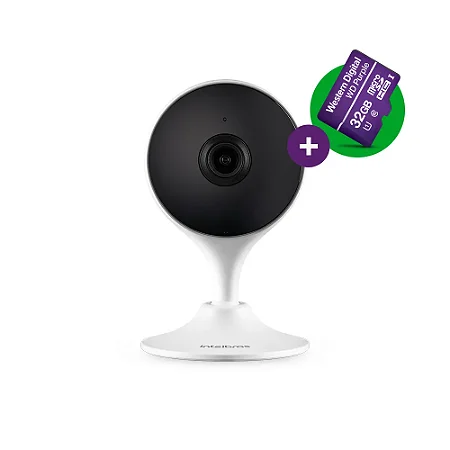 Câmera interna inteligente Wi-Fi Full HD iM3 C com microSD 32GB