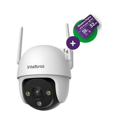 CAMERA DE VIDEO WI FI IM7 S FULL COLOR  2MP COM CARTÃO DE 32GB