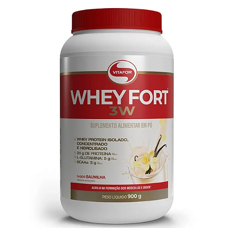Whey Fort 3W Vitafor 900g
