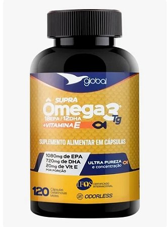Supra Ômega 3 TG Global Nutrition 120 capsulas