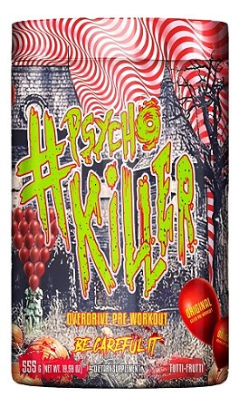Psycho Killer Pré Treino Psycho Labz 300g - SAbor Tutti-Fruti
