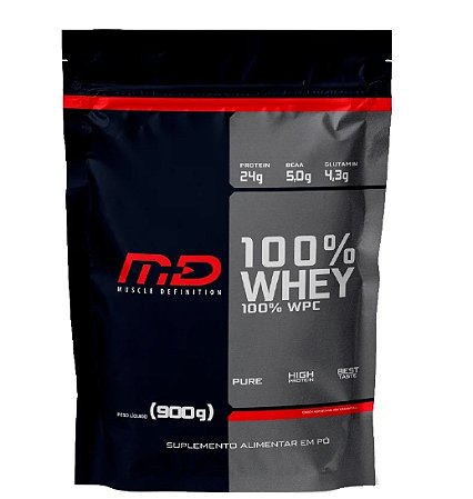 100% Whey Protein Concentrado MD 900g