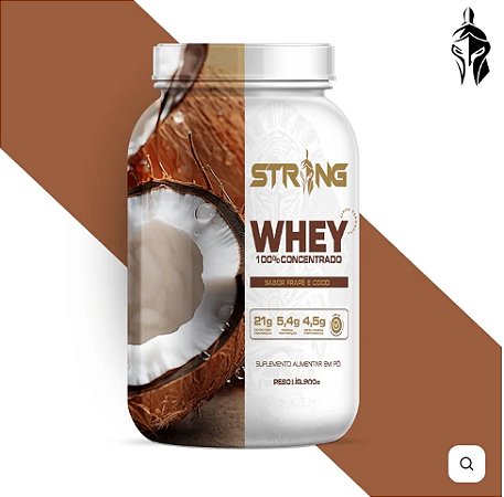 Whey 100% Concentrado Strong Nutrition 900g