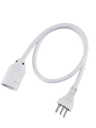 Cordão Prolongador Force Line Tripolar Branco