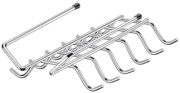 Suporte Porta Xícaras De Armário Future Cromado