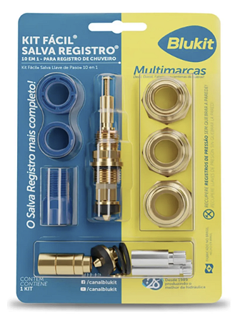 Kit Reparo Chuveiro Fácil Blukit 10 Em 1