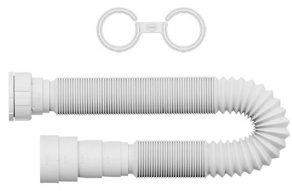 Sifão Blukit Universal Longo 1,10 Metros Branco