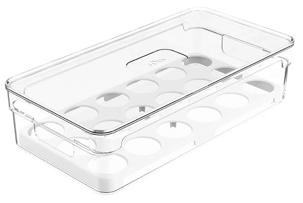 Organizador Porta Ovos Ou Para 18 unidades Com Tampa Transparente