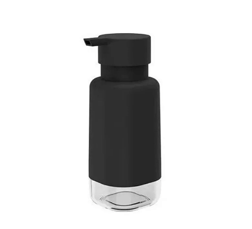 Porta Detergente/álcool Gel Com Visor Preto