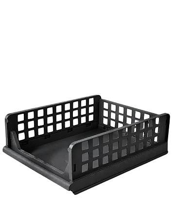Organizador Baixo Plasútil Multiuso Dobrável E Empilhável Preto
