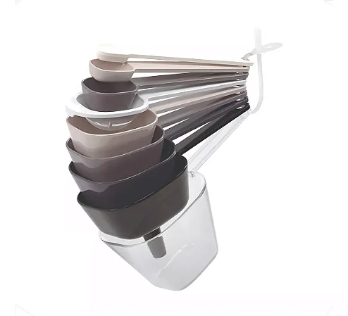 Conjunto Com 9 Peças Colheres Medidoras Plasútil