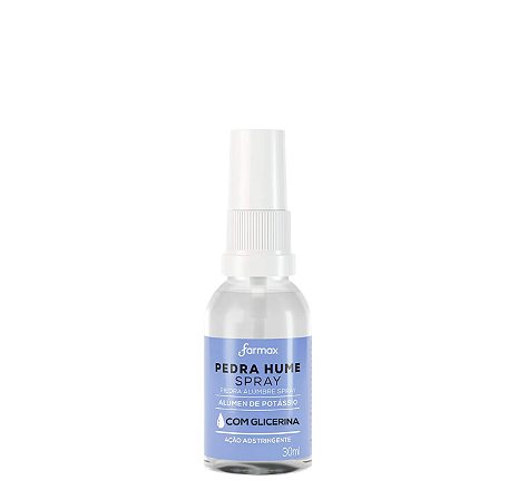 Pedra Hume Spray com Glicerina 30ml Farmax