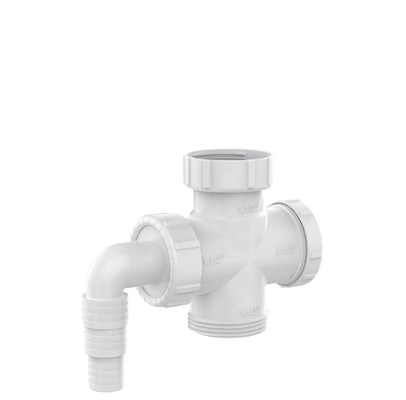 Cruzeta P/ Conexão Máquina Lavar Roupa/Louça Blukit