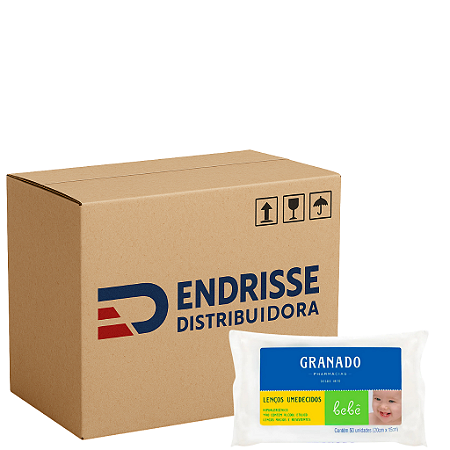 Lenços Umedecidos Bebê Tradicional C/ 12 UN