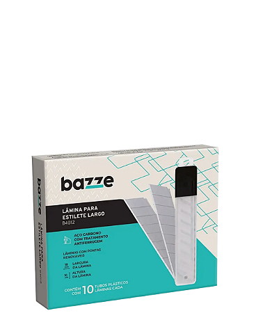 Lâmina Larga C/10 Tubos Bazze