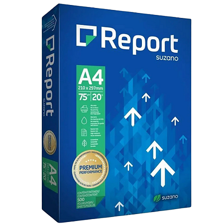 Papel Sulfite Report Premium A4 75g 500 folhas