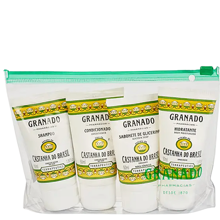 Kit Miniaturas Castanha do Brasil 4x50ml