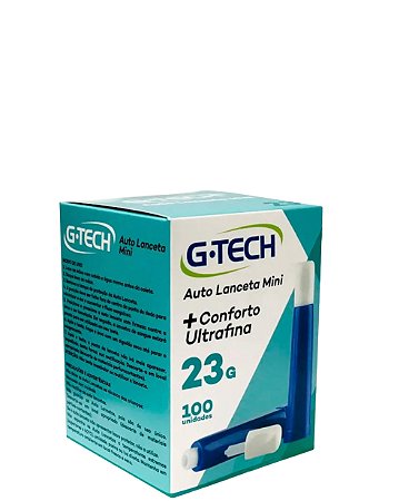 Auto Lanceta Mini Ultrafina +Confort 23g G-TECH