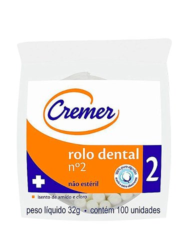 Algodão Rolete Nº 2 Cremer