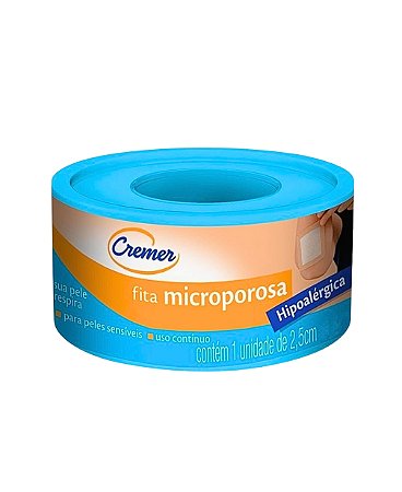 Fita Microporosa Branca 2,5cmx90cm Cremer