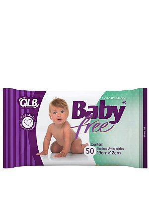 Lenços Umedecidos C/ 50 Baby Free