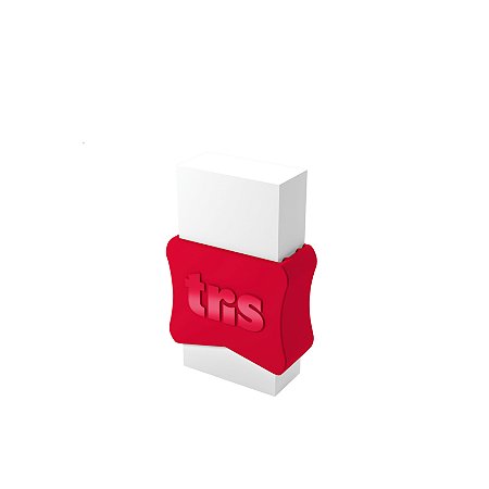 Borracha Clássica Tris Cores Sortidas