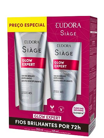 Combo Siàge Glow Expert Shampoo + Condicionador