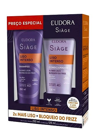 Combo Siàge Liso Intenso Shampoo + Condicionador