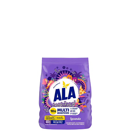 Sabão em Pó ALA Lavanda 400g