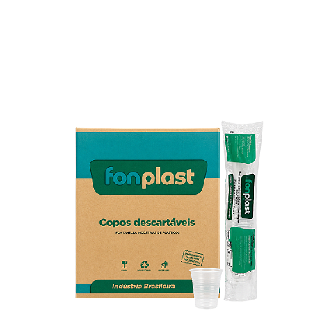 Copo 150ml Branco C/ 100 und. Fonplast