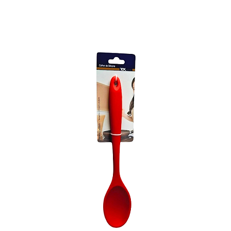 Colher De Silicone Vermelha