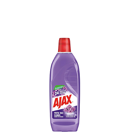 Limpador Ajax Festa Das Flores Lavanda 1L
